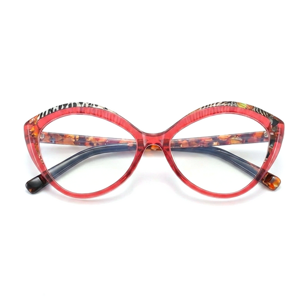 Cat Eye Acetate Optical Glasses Frame – Multi-Color