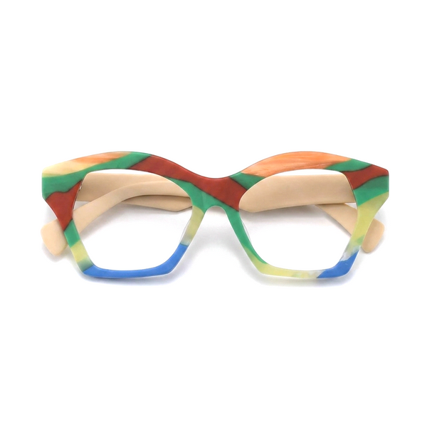 Cat Eye Square Acetate Optical Frames