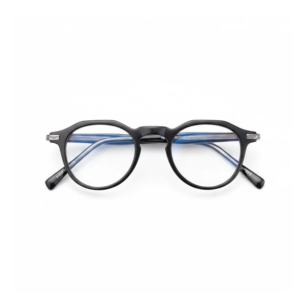 Runder Retro-Brillenrahmen – optische Anti-Blaulicht-Brille