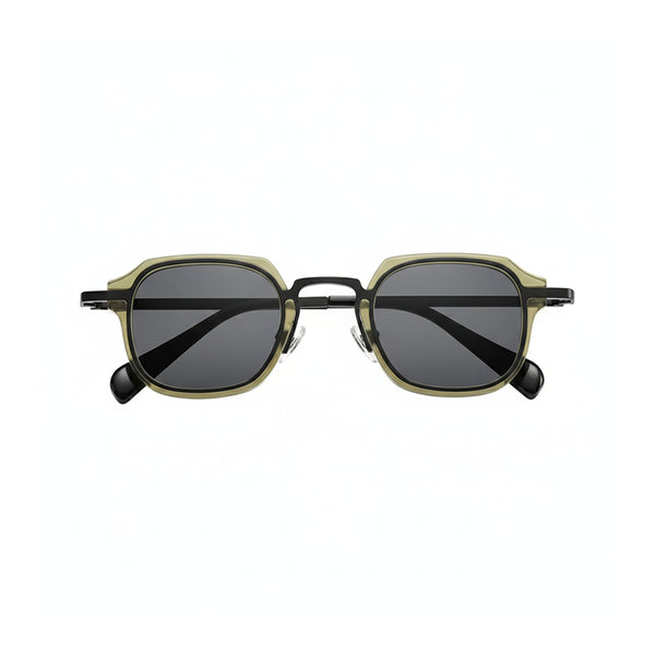 Polarized Retro Square Sunglasses - UV Protection