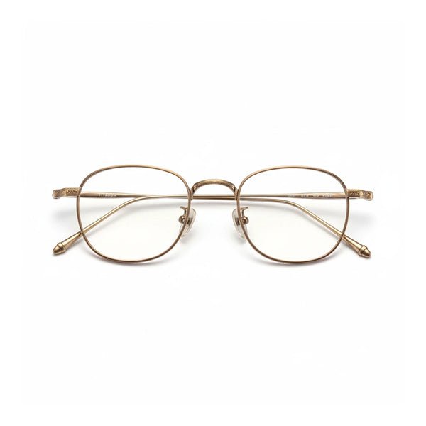Pure Titanium Square Eyeglasses Frame - Ultra-Light Optical Prescription Glasses