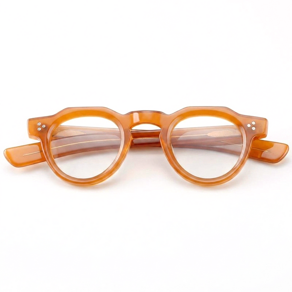 Ovales Retro-Brillengestell aus Acetat