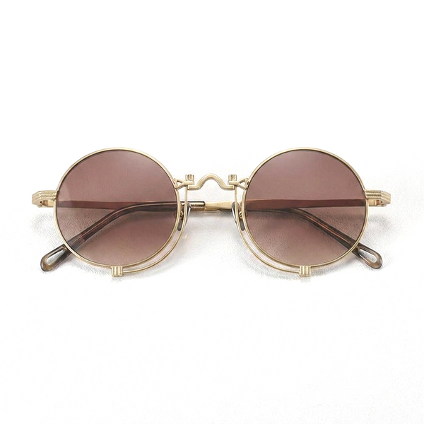 Women's Titanium Round Polarized Sunglasses UV400