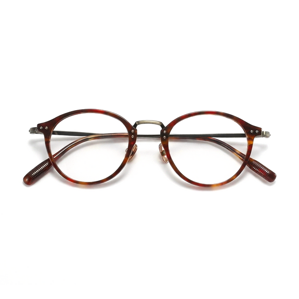 Titanium Oval Optical Frames – Tortoiseshell Unisex Prescription Eyeglasses