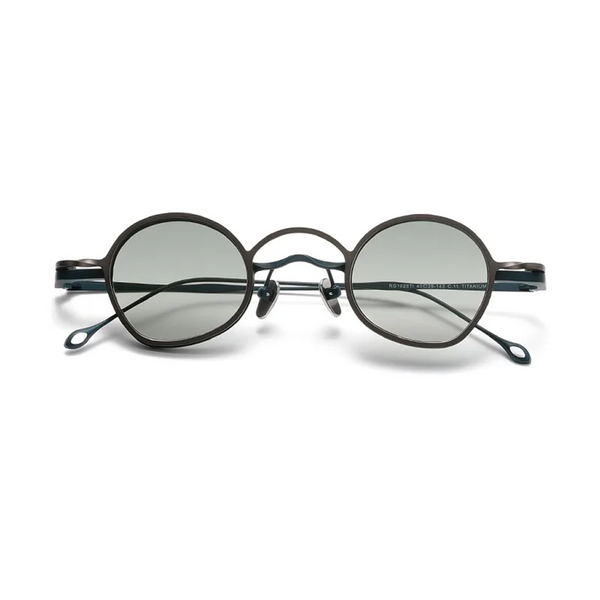Titanium Round Magnetic Sunglasses