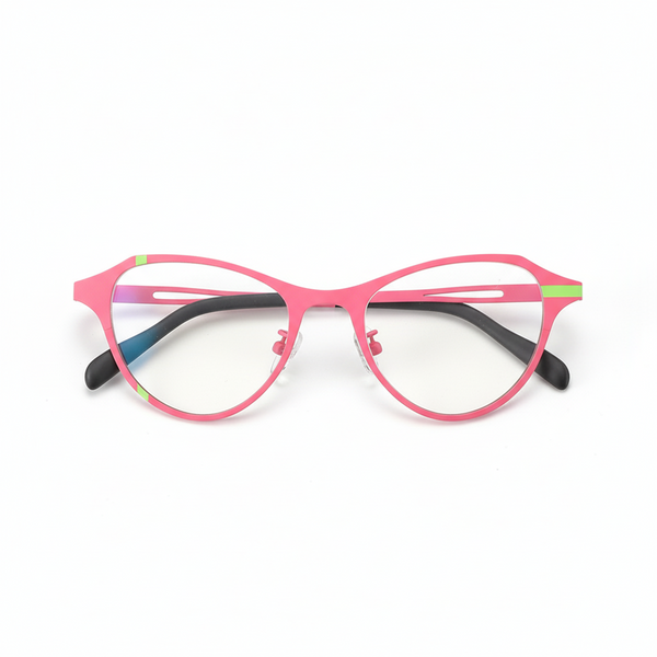 Titanium Cat Eye Optical Glasses Frame