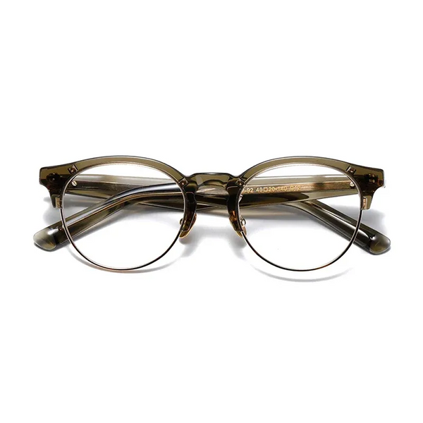Oval Acetate Eyeglasses Frames – Unisex Prescription Optical