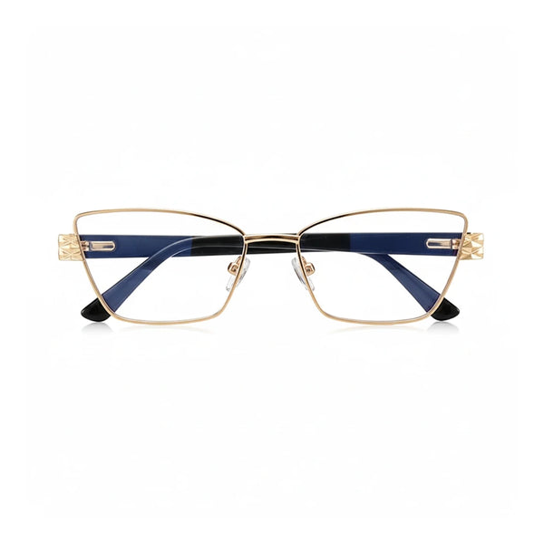 Cat-Eye-Lesebrille mit Blaulichtschutz