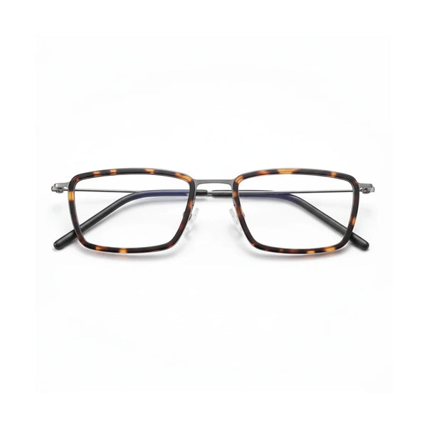 Ultra Light Titanium Eyeglass Frame - Anti Blue Light Square Optical Glasses