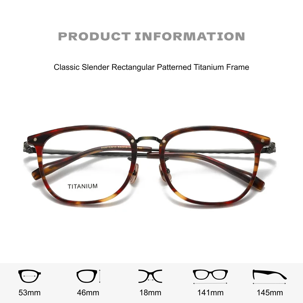 Titanium Round Eyeglass Frames – Unisex Optical