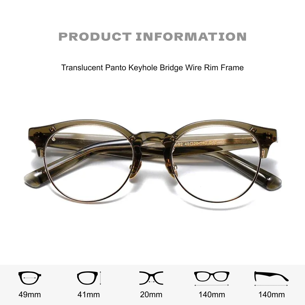 Oval Acetate Eyeglasses Frames – Unisex Prescription Optical