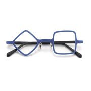 Frosted Acetate Square Optical Frames – Matte Retro Unisex
