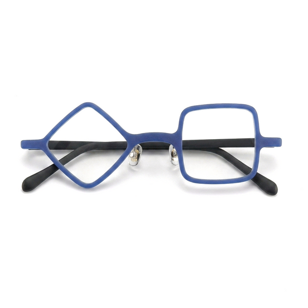 Frosted Acetate Square Optical Frames – Matte Retro Unisex