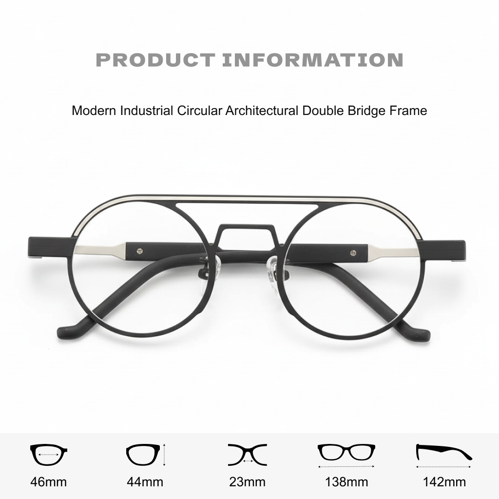 Titanium Round Eyeglasses Frame