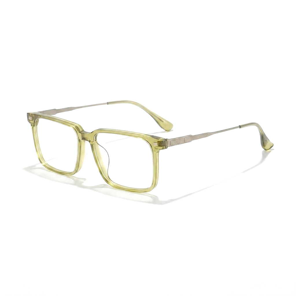 Hochwertige, ultraleichte Titan-Business-Klassiker-Brillenfassung, Retro-Literatur-Jugendmode, quadratische Myopie-optische Brille