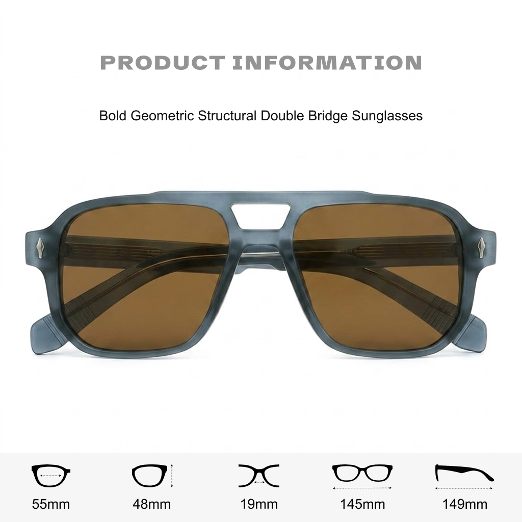 Rectangle Polarized Sunglasses UV400 – Women