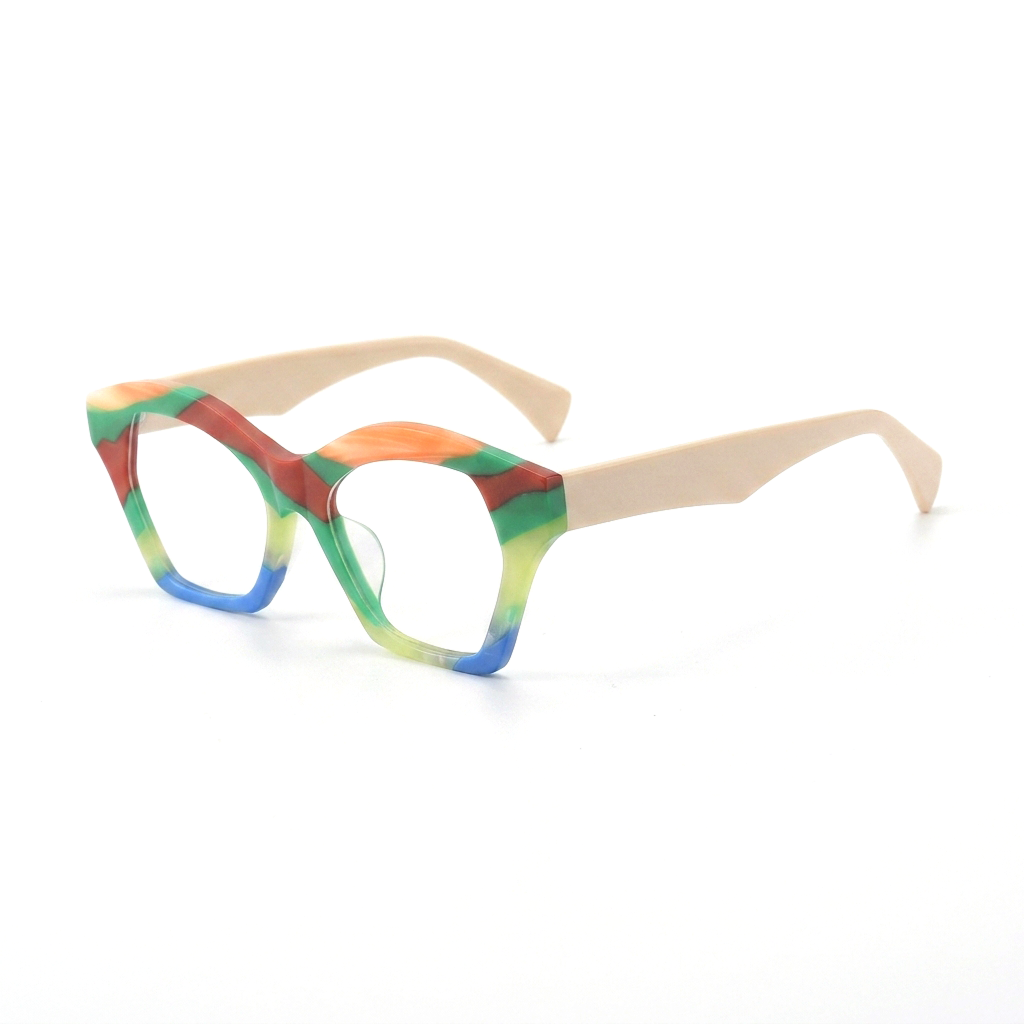 Cat Eye Square Acetate Optical Frames