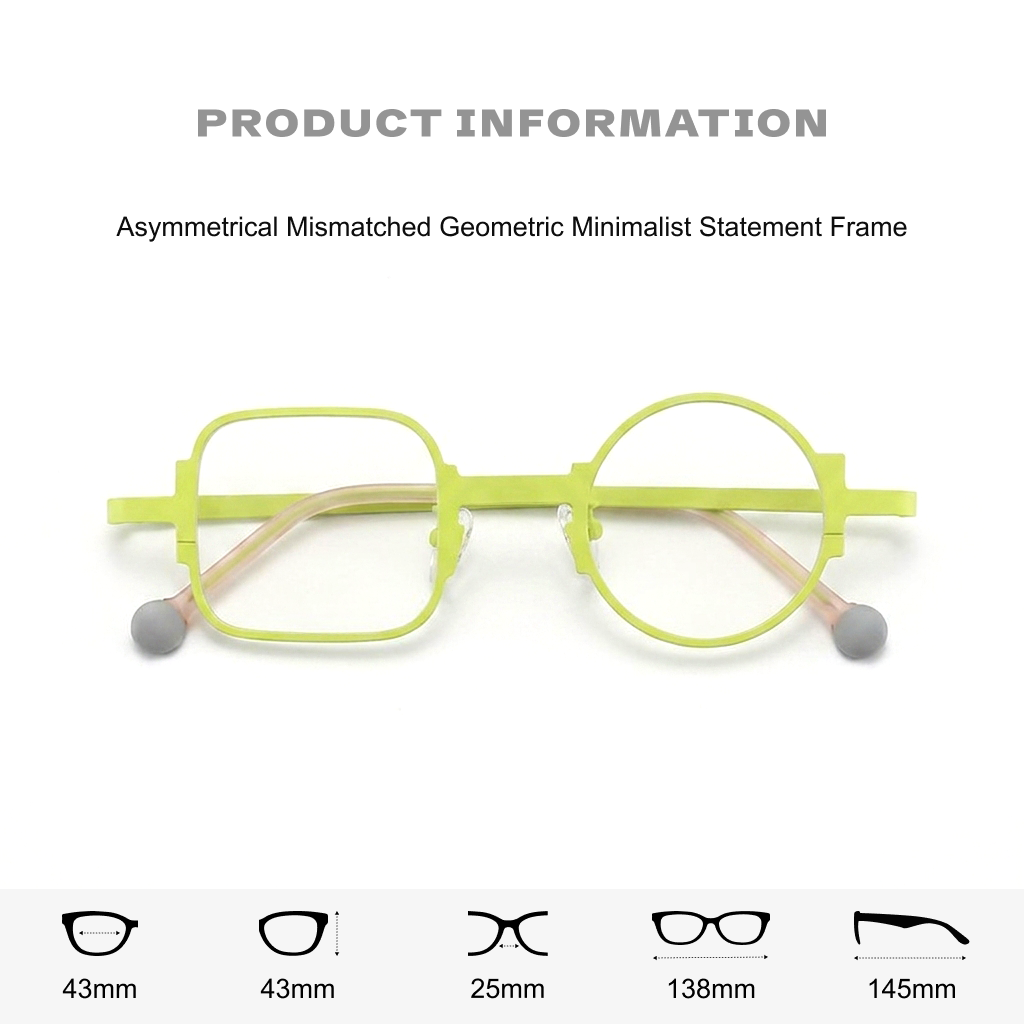 Titanium Round Optical Frames Colorful
