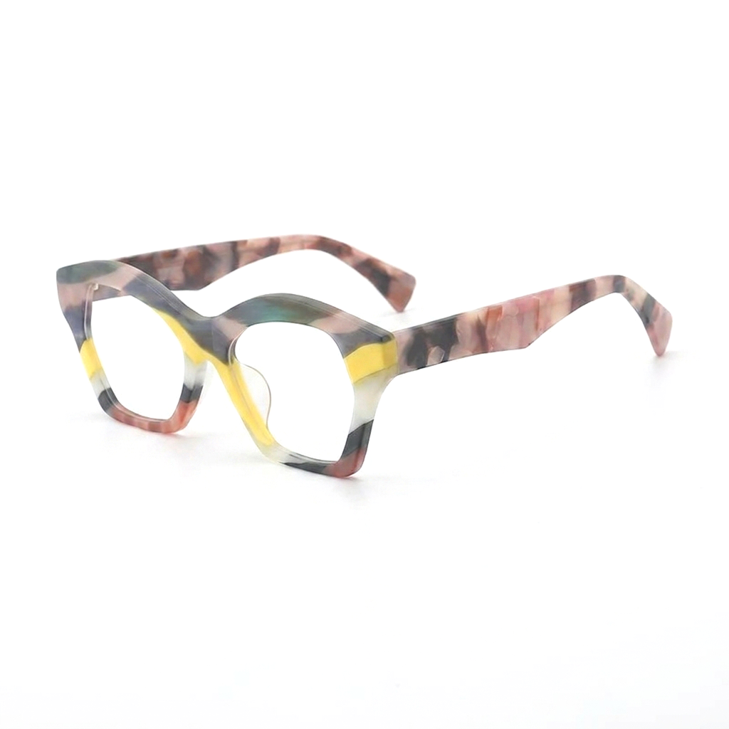 Cat Eye Square Acetate Optical Frames