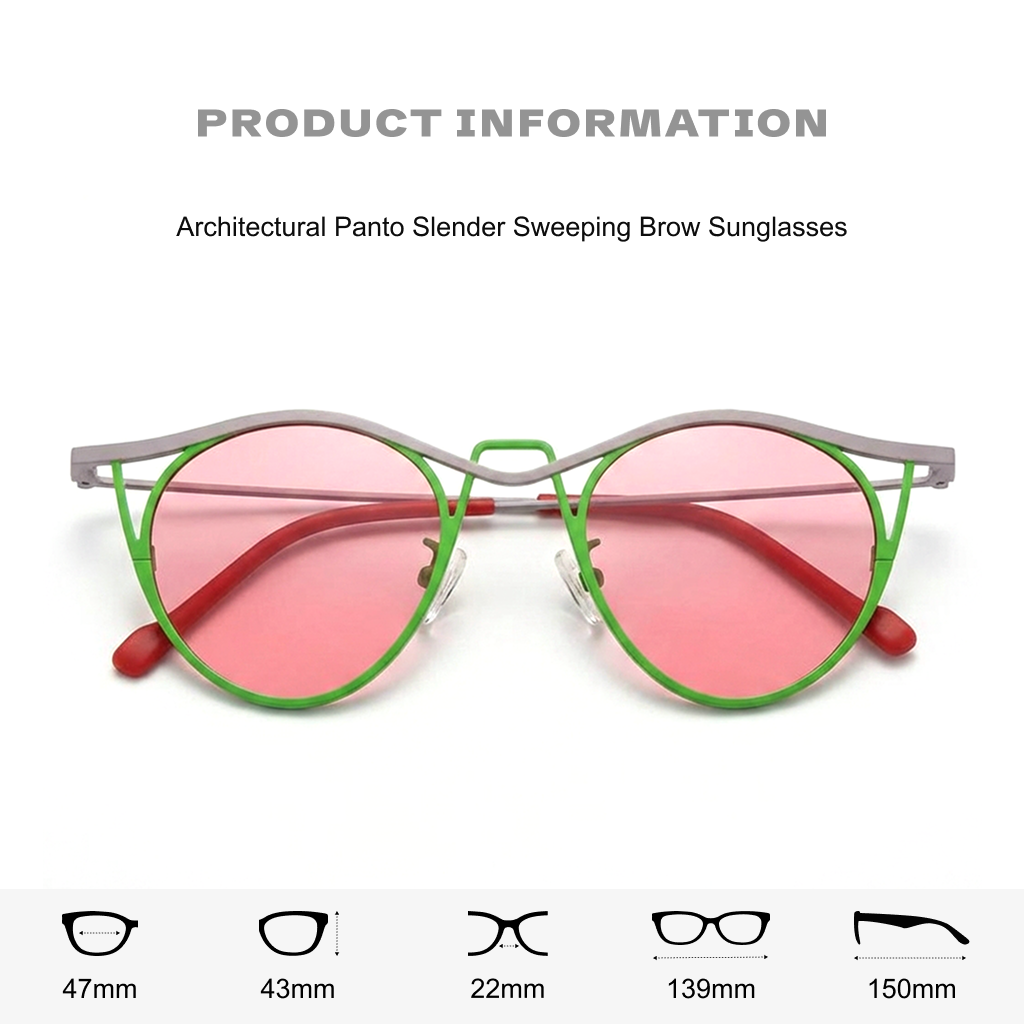 משקפי שמש Polarized Cat Eye – מסגרת טיטניום UV400