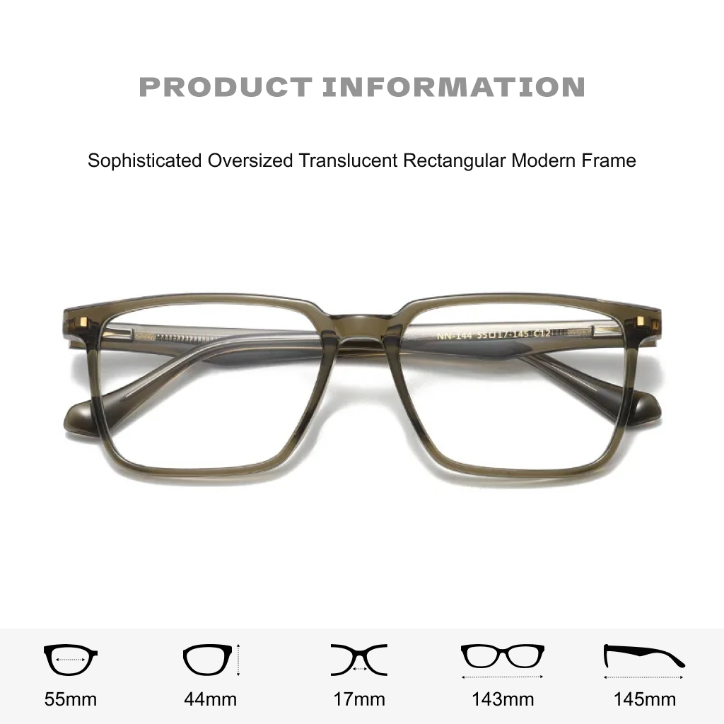 Quadratische Brillengestelle aus Acetat – Retro-Optik
