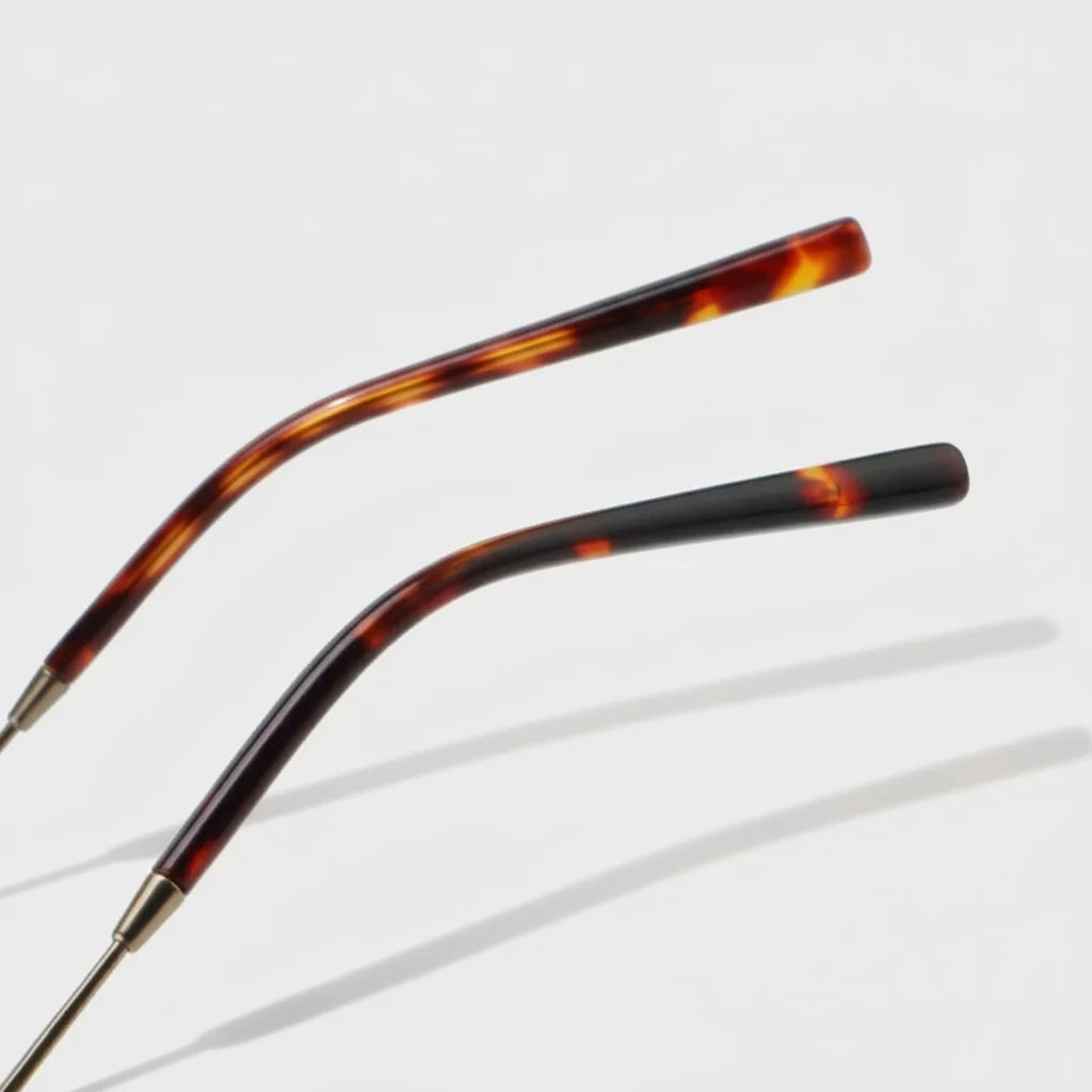 Pure Titanium Round Eyeglasses Frame - Anti-Blue Light Optical