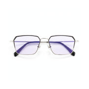 Anti Blue Light Metal Eyeglass Frame - Business Retro Multilateral Optical