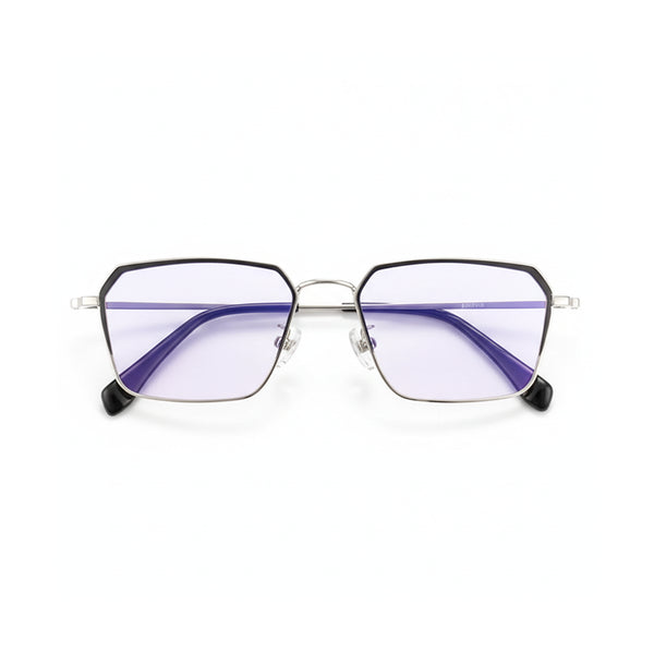 Montatura per occhiali in metallo anti luce blu - Ottica multilaterale retrò business