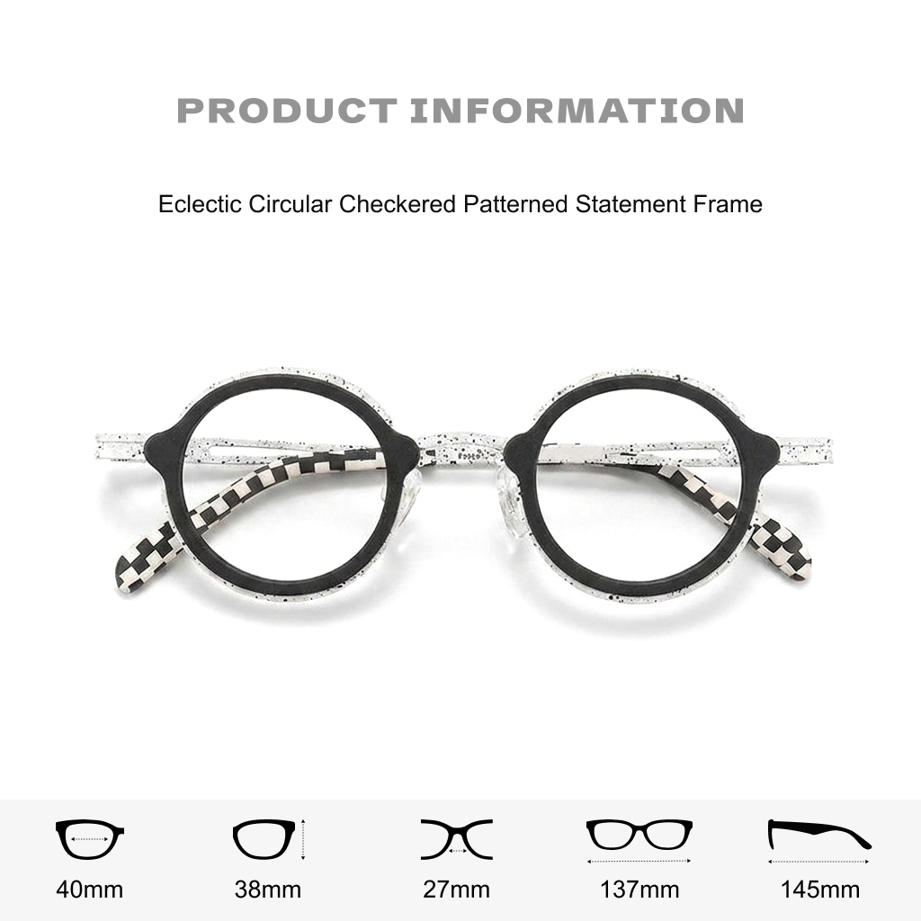 Titanium Round Optical Eyeglass Frames