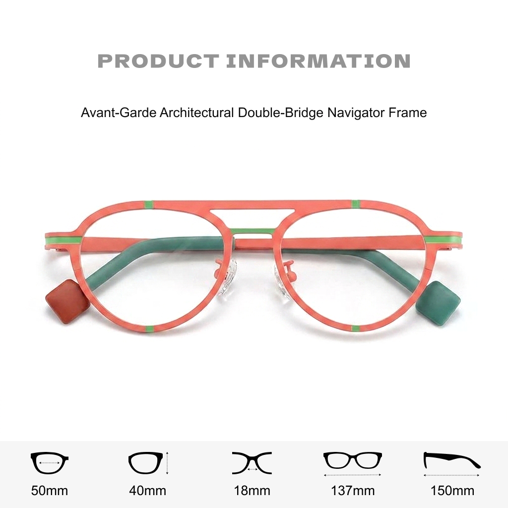 Titanium Aviator & Cat Eye Optical Frames