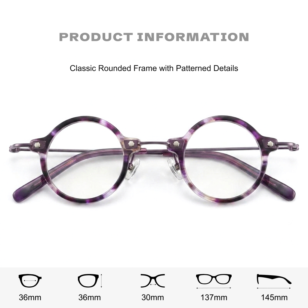 Acetate Round Optical Frames