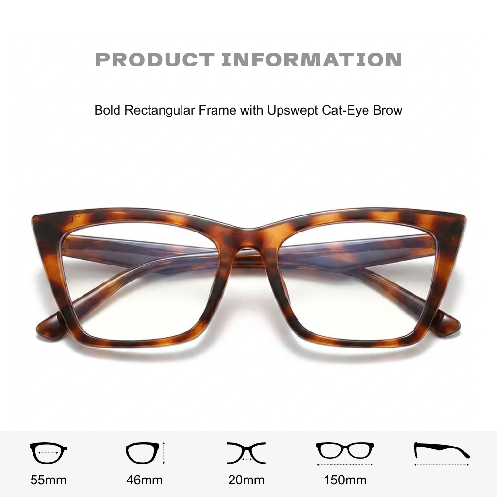 מסגרות למשקפיים אופטיות מסוג Cat Eye Anti-Blue Light