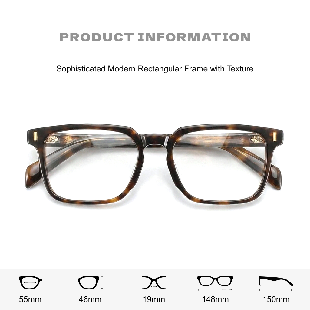 Square Acetate Optical Frames