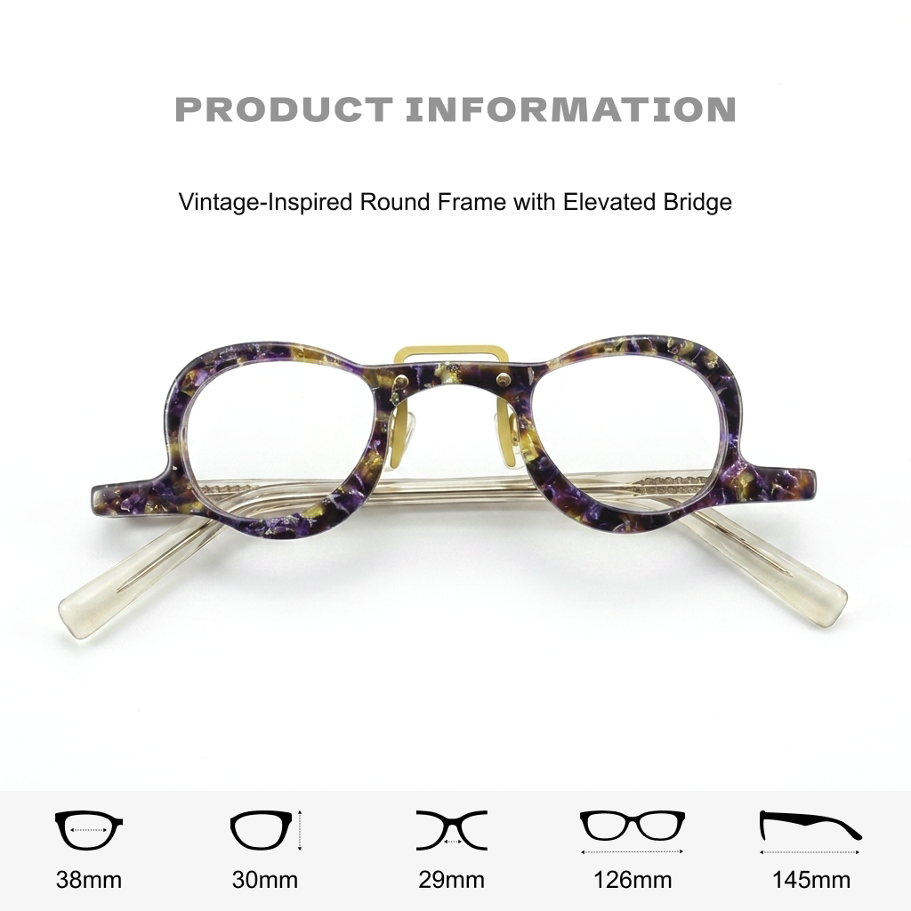 Cat-Eye-Brillengestell aus Acetat