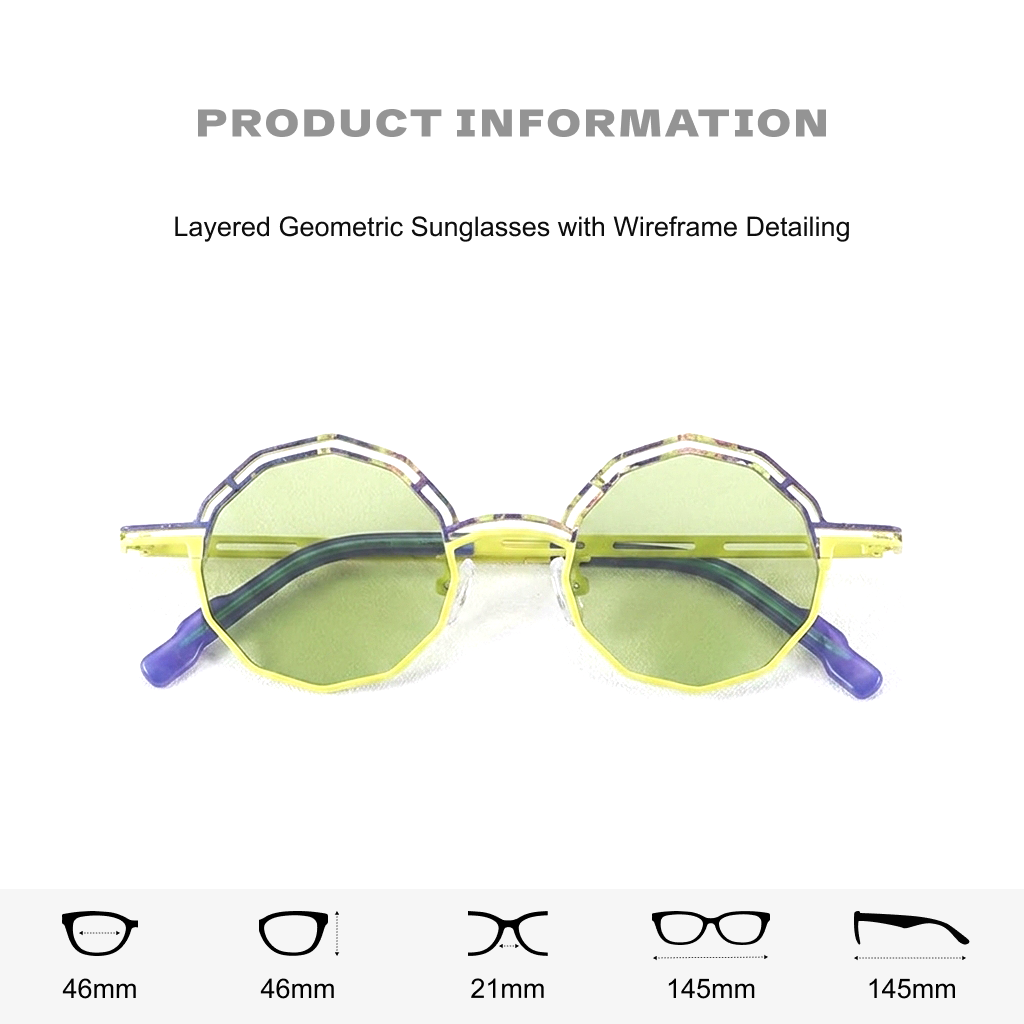 Round Polarized Sunglasses – UV400 Titanium Frame