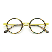 Runde optische Titanbrille