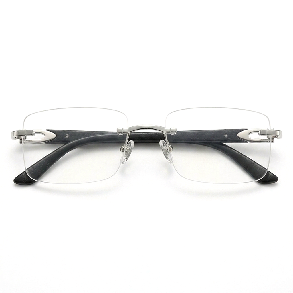Acetate Square Optical Frames – Bull Horn Unisex Eyeglasses