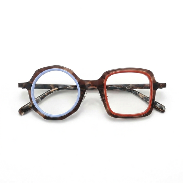 Retro Square Acetate Eyeglasses Frame