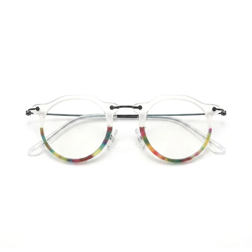 Titanium Round Optical Eyeglass Frames