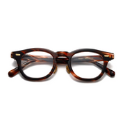 Acetate Optical Glasses Frame — Retro Square Full Rim