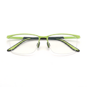 Optische Halbrahmenbrille aus Titan