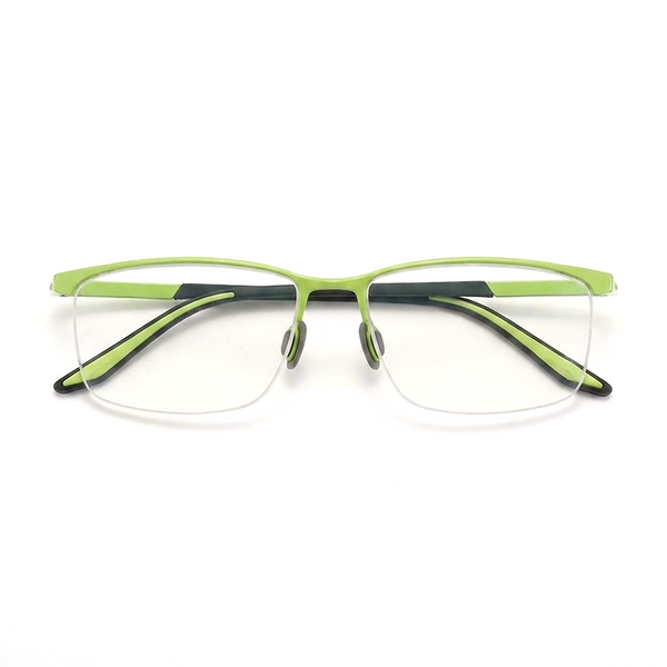Optische Halbrahmenbrille aus Titan