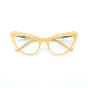 Montature per occhiali da vista da vista in acetato Cat Eye multicolore