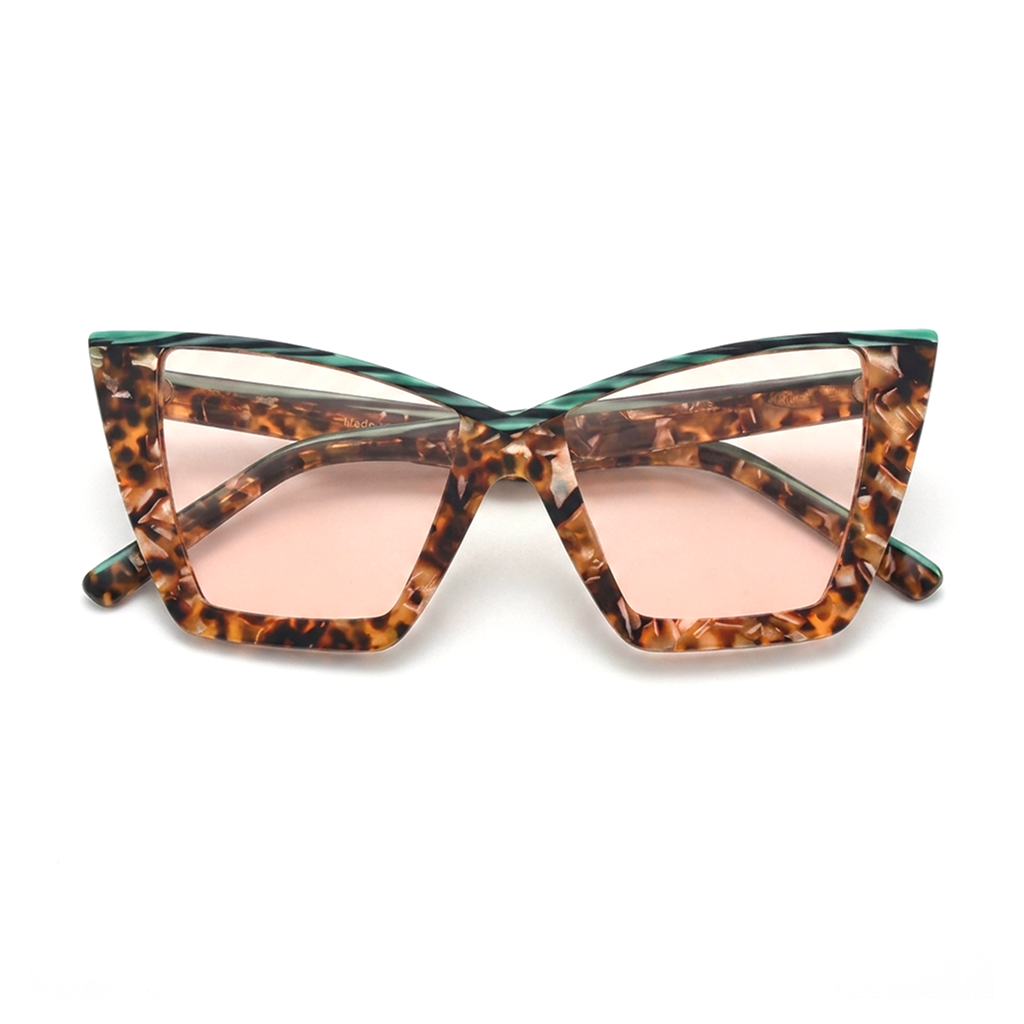 Cat Eye Polarized Sunglasses – UV400 Acetate Frame