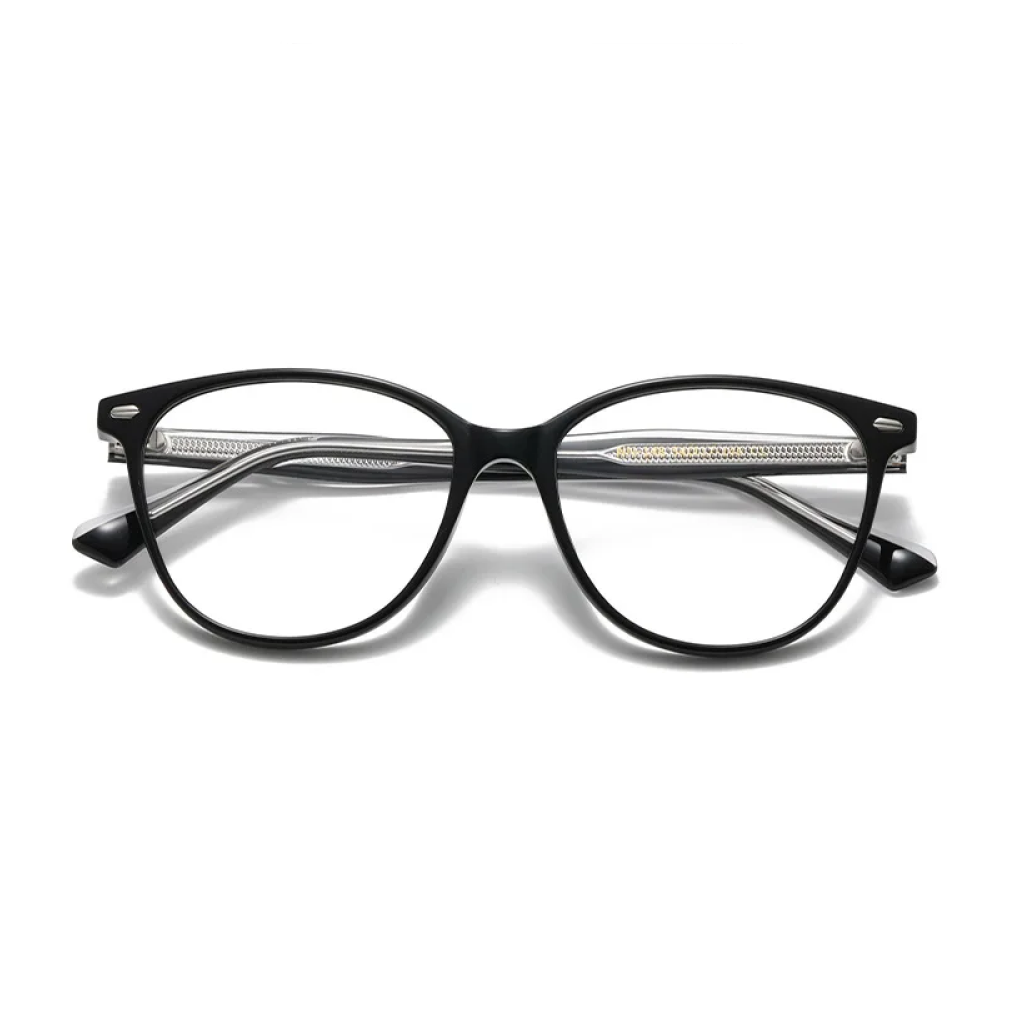 Lunettes de soirée business avec montures vintage et artistiques, rectangulaires et rondes de style œil-de-chat, lunettes optiques tendance et élégantes.