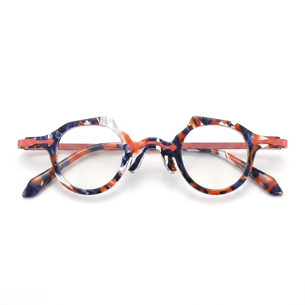 Retro Cat-Eye Acetate Glasses Frame