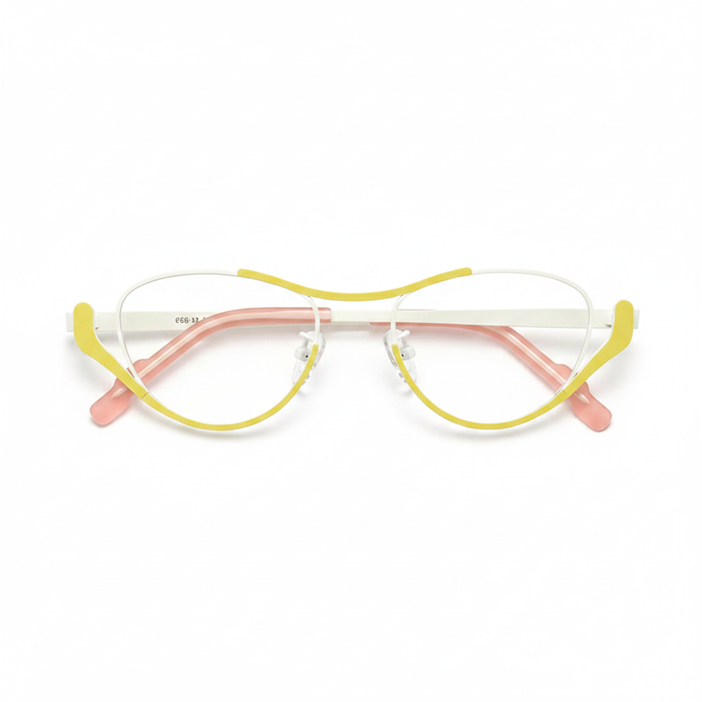 Titanium Cat Eye Optical Glasses Frame