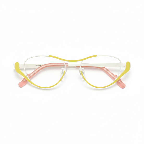 Titanium Cat Eye Optical Glasses Frame