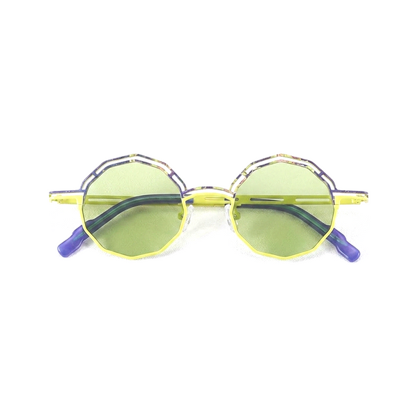 Round Polarized Sunglasses – UV400 Titanium Frame