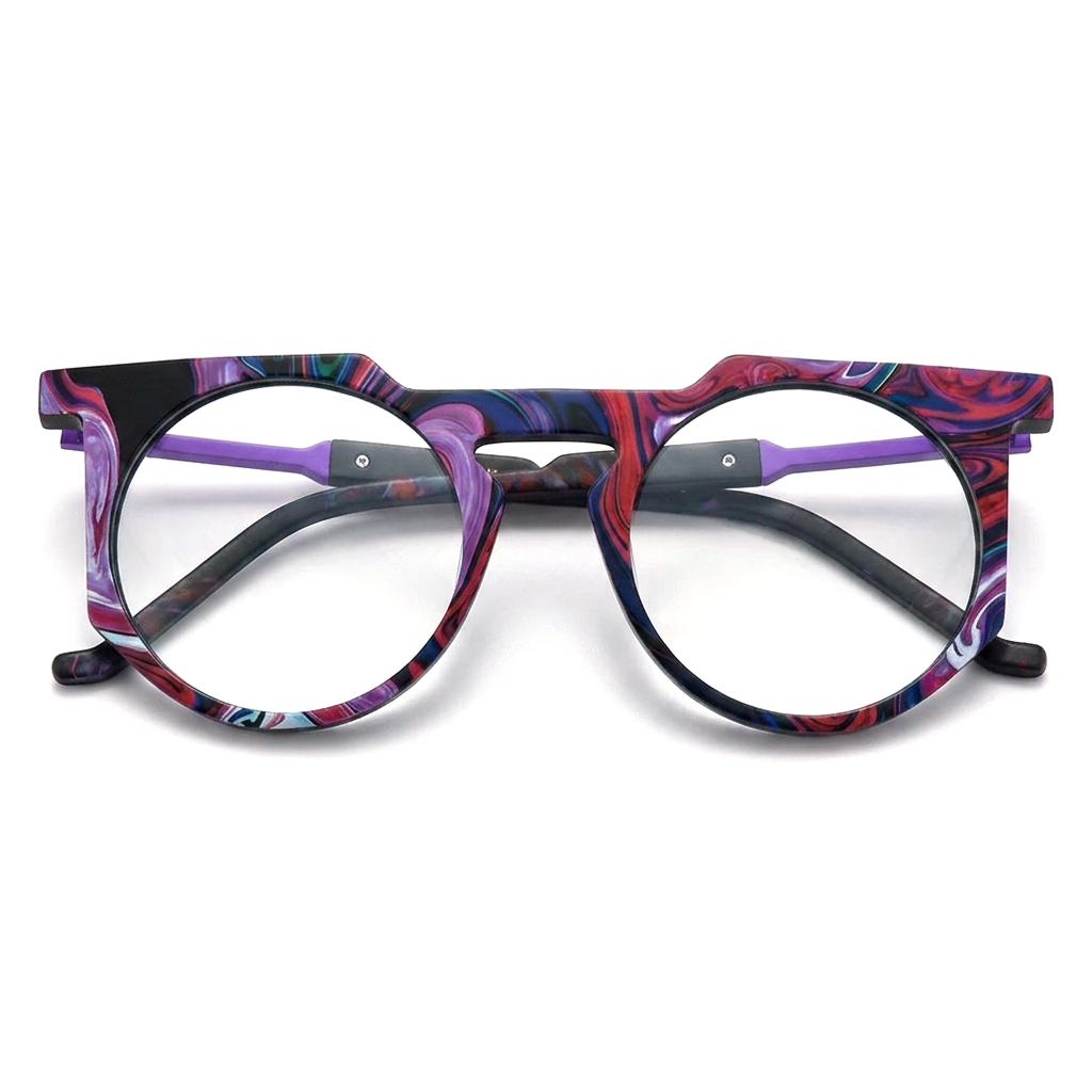 Cat Eye Color-Changing Optical Glasses Frame